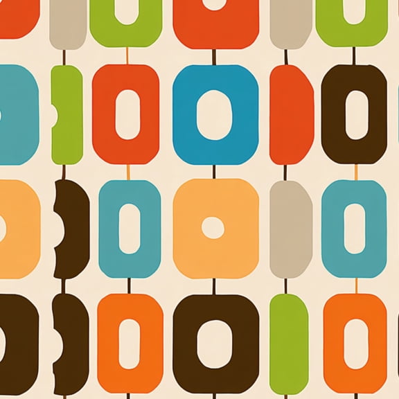 Peel and Stick Wallpaper 17.7in x 9.8ft mid century style seamless Contact Paper Vinyl Waterproof Self Adhesive Wall Paper for Bedroom Shelf Cabinet Renter Friendly