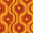 thumbnail image 1 of Peel and Stick Wallpaper 23.6in x 9.8ft 70s retro vintage Mid Century Modern Seamless Contact Paper Vinyl Waterproof Self Adhesive Wall Paper for Bedroom Shelf Cabinet Renter Friendly, 1 of 8
