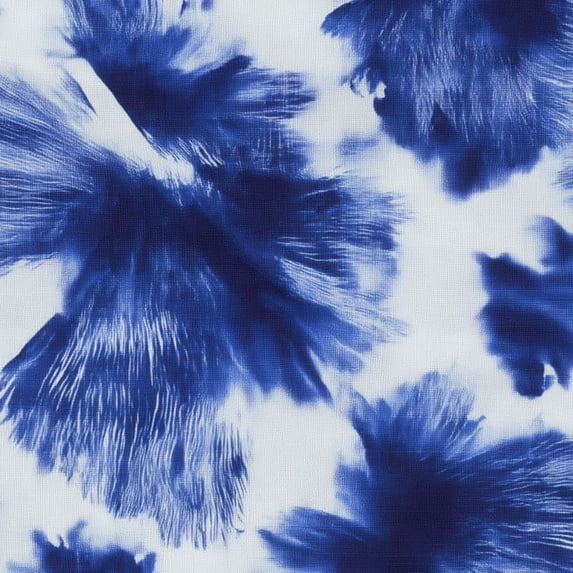 Peel and Stick Wallpaper 23.6in x 9.8ft Abstract Blue White Shibori Tie Dye Fluid Brush Strokes Contact Paper Vinyl Waterproof Self Adhesive Wall Paper for Bedroom Shelf Cabinet Renter Friendly