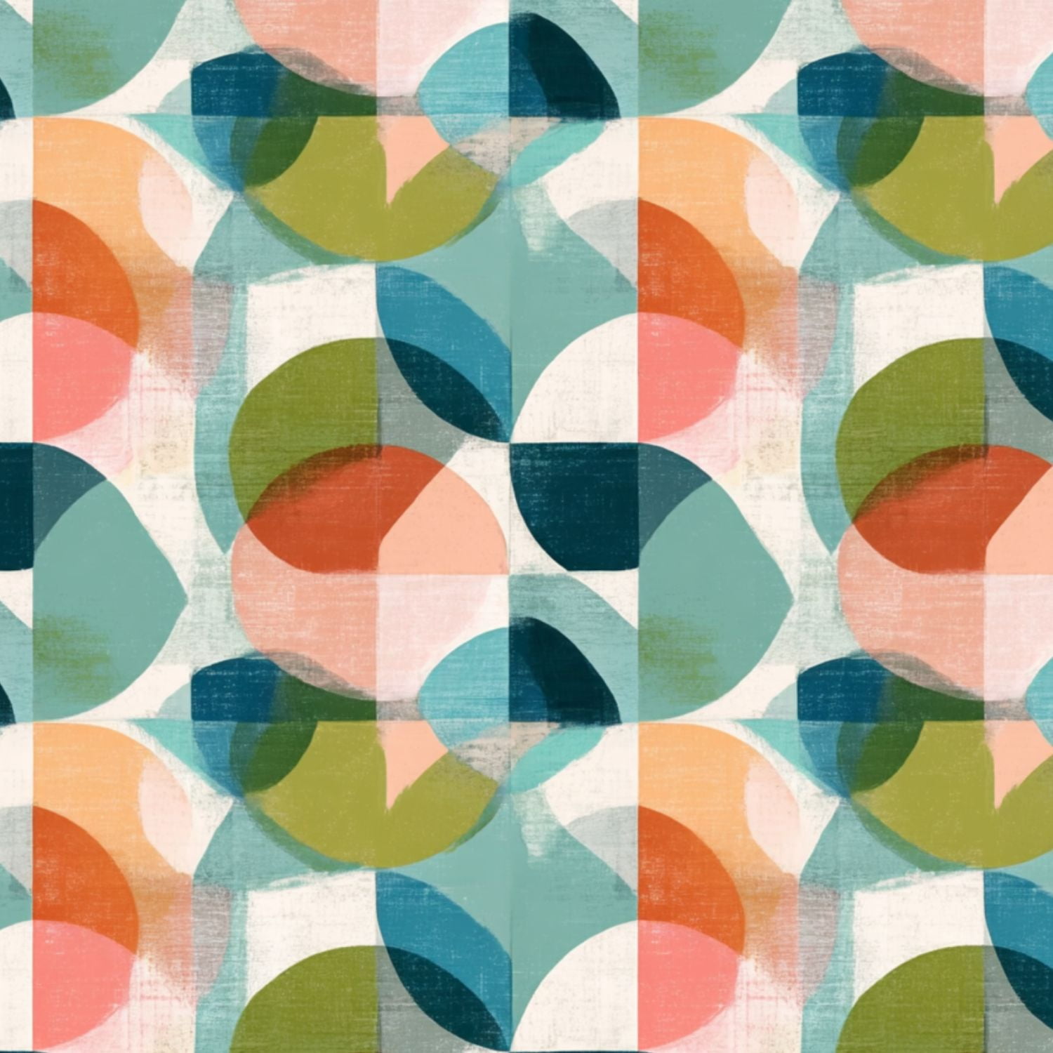 Peel and Stick Wallpaper 23.6in x 9.8ft Abstract geometric seamless mid century modern colors Contact Paper Vinyl Waterproof Self Adhesive Wall Paper for Bedroom Shelf Cabinet Renter Friendly