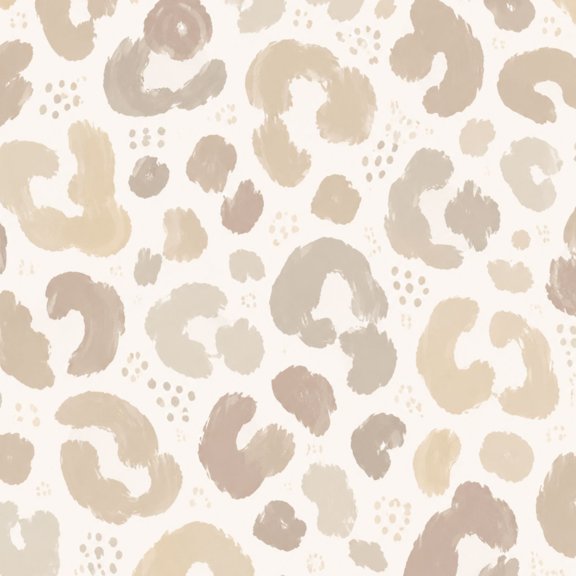 Peel and Stick Wallpaper 23.6in x 9.8ft Beige Cream Abstract Leopard Print Contact Paper Vinyl Waterproof Self Adhesive Wall Paper for Bedroom Nursery