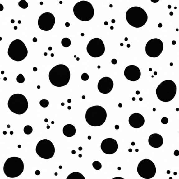 Peel and Stick Wallpaper 23.6in x 9.8ft Black White Irregular Polka Dot Minimalist Seamless Contact Paper Vinyl Waterproof Self Adhesive Wall Paper for Bedroom Shelf Cabinet Renter Friendly
