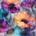thumbnail image 1 of Peel and Stick Wallpaper 23.6in x 9.8ft Colorful Abstract Floral Watercolor Ink Effect Vibrant Petals Contact Paper Vinyl Self-Adhesive Removable Wall Paper for Bedroom Cabinet Renter Friendly, 1 of 8