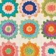thumbnail image 1 of Peel and Stick Wallpaper 23.6in x 9.8ft Colorful Embroidered Floral Bright Hues Contact Paper Vinyl Self-Adhesive Removable Wall Paper for Bedroom DIY Home Decor Renter Friendly, 1 of 8
