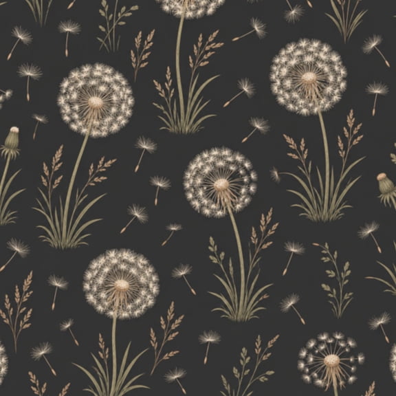 Peel and Stick Wallpaper 23.6in x 9.8ft Dandelion Heads Floating Soft Light Contact Paper Vinyl Waterproof Self Adhesive Wall Paper for Bedroom Shelf Cabinet Renter Friendly