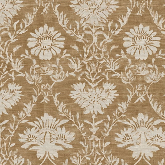 Peel and Stick Wallpaper 23.6in x 9.8ft Floral Damask Rustic Tan Contact Paper Vinyl Waterproof Self Adhesive Wall Paper for Bedroom Shelf Cabinet Renter Friendly