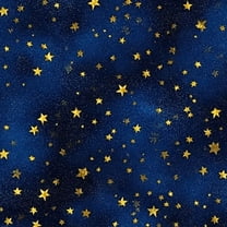 Peel and Stick Wallpaper 23.6in x 9.8ft Golden Stars Deep Blue Night Sky Contact Paper Vinyl Self-Adhesive Removable Wall Paper for Bedroom DIY Home Decor Renter Friendly