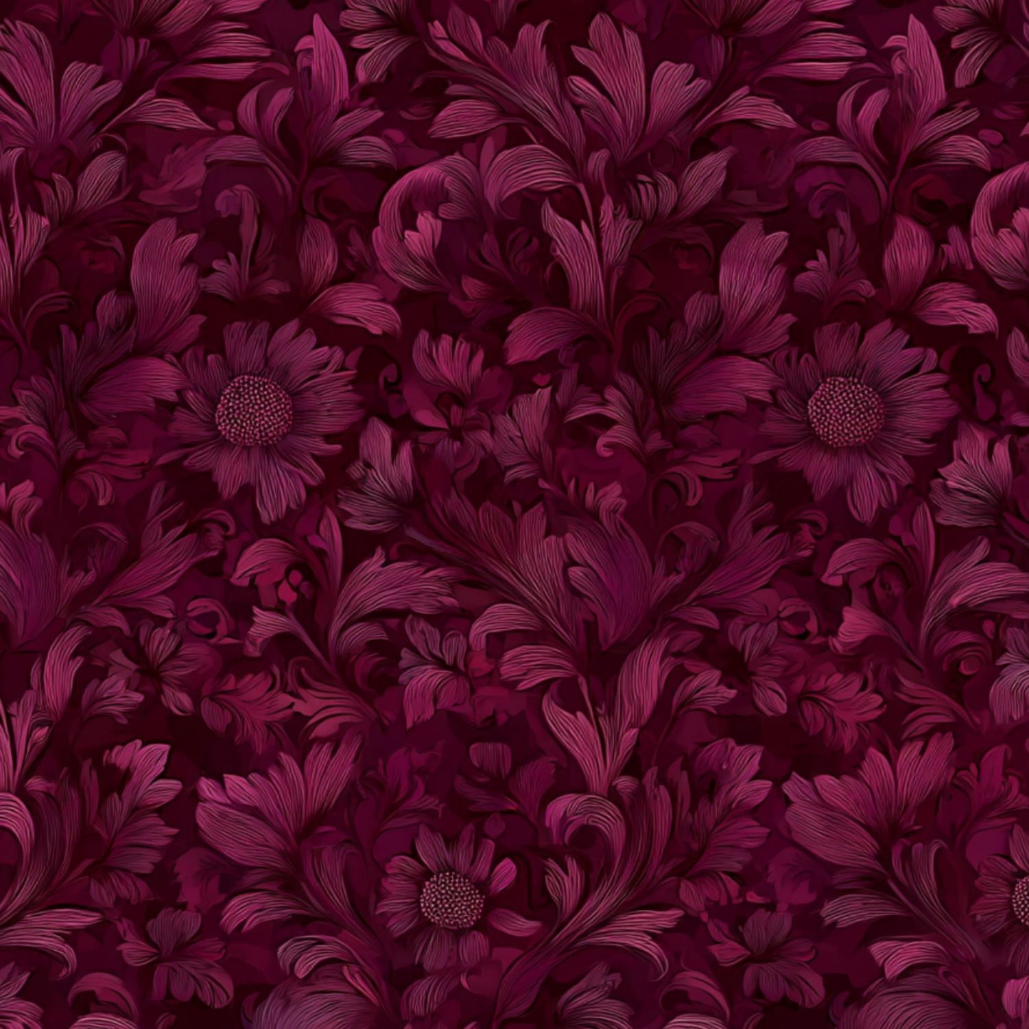 Peel and Stick Wallpaper 23.6in x 9.8ft Luxurious Burgundy Damask Floral Vintage Contact Paper Vinyl Waterproof Self Adhesive Wall Paper for Bedroom Shelf Cabinet Renter Friendly