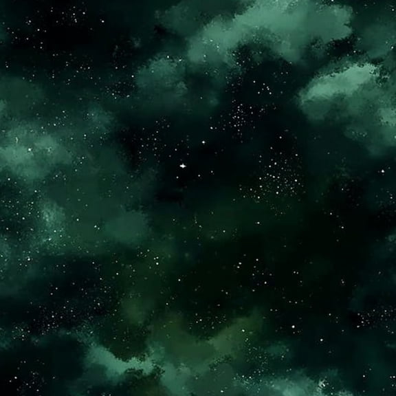 Peel and Stick Wallpaper 23.6in x 9.8ft Mystic Green Nebula Stars Cloudy Atmosphere Contact Paper Vinyl Waterproof Self Adhesive Wall Paper for Bedroom Shelf Cabinet Renter Friendly