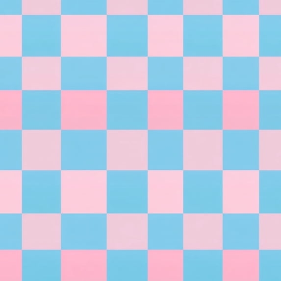 Peel and Stick Wallpaper 23.6in x 9.8ft Pastel Pink Blue Checkerboard Design Contact Paper Vinyl Waterproof Self Adhesive Wall Paper for Bedroom Shelf Cabinet Renter Friendly