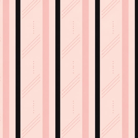 Peel and Stick Wallpaper 23.6in x 9.8ft Pink Black Striped Abstract Design Contact Paper Vinyl Waterproof Self Adhesive Wall Paper for Bedroom Shelf Cabinet Renter Friendly