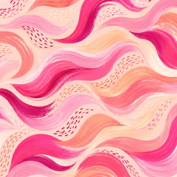 Peel and Stick Wallpaper 23.6in x 9.8ft Pink Red Abstract Wavy Contact Paper Vinyl Waterproof Self Adhesive Wall Paper for Bedroom Shelf Cabinet Renter Friendly