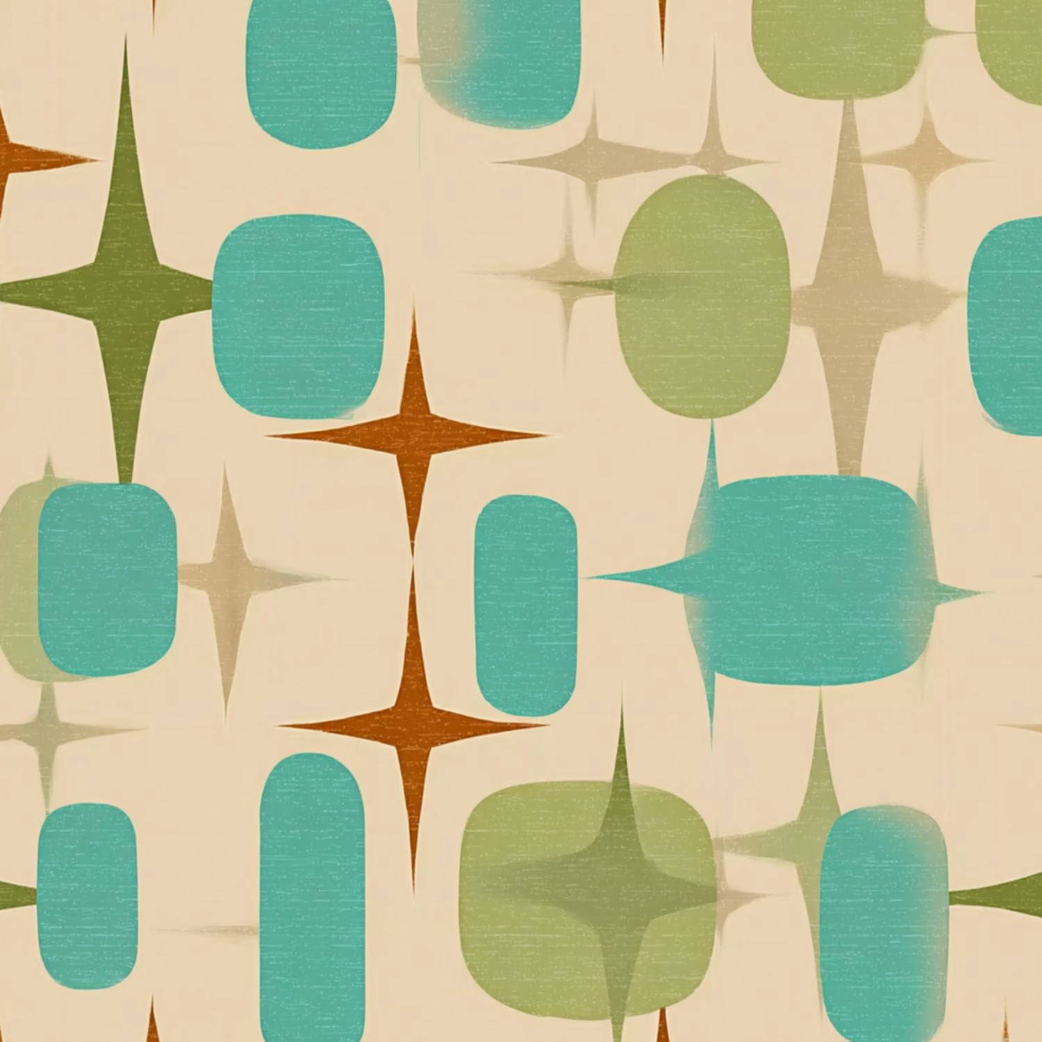 Peel and Stick Wallpaper 23.6in x 9.8ft Retro Abstract Seamless Mid century modern Contact Paper Vinyl Waterproof Self Adhesive Wall Paper for Bedroom Shelf Cabinet Renter Friendly