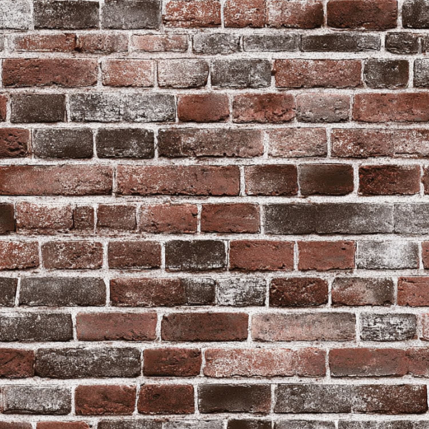 Peel and Stick Wallpaper 23.6in x 9.8ft Rustic Red Brick Wall Vintage ...