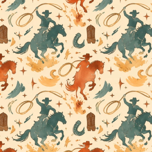 Peel and Stick Wallpaper 23.6in x 9.8ft Vintage Boho Ranch Southwestern Farmhouse Cowboy Horse Contact Paper Vinyl Waterproof Self Adhesive Wall Paper for Bedroom Shelf Cabinet Renter Friendly