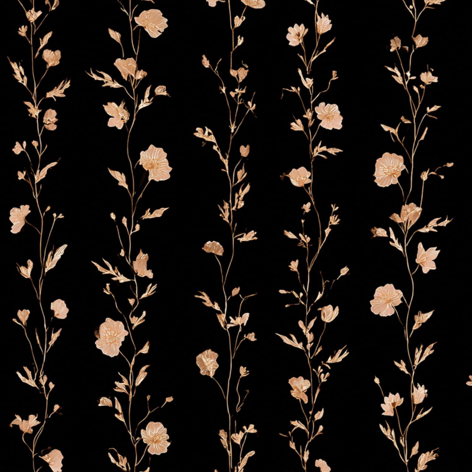 Peel and Stick Wallpaper 23.6in x 9.8ft Vintage Floral Delicate White Roses Black Contact Paper Vinyl Waterproof Self Adhesive Wall Paper for Bedroom Shelf Cabinet Renter Friendly