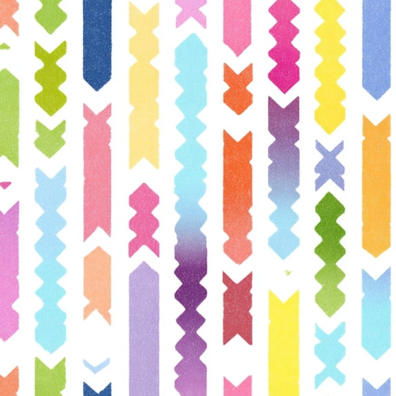 Peel and Stick Wallpaper 23.6in x 9.8ft colorful striped arrow rainbow pastel color seamless Contact Paper Vinyl Waterproof Self Adhesive Wall Paper for Bedroom Shelf Cabinet Renter Friendly