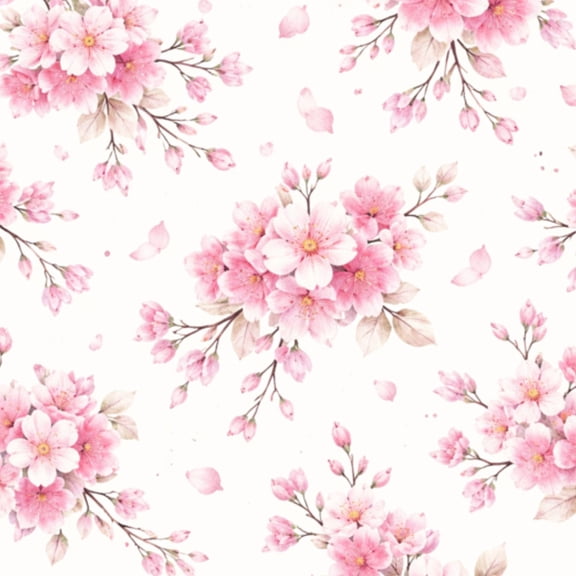Peel and Stick Wallpaper 23.6in x 9.8ft pastel color cherry blossom japan blooming flowers Contact Paper Vinyl Waterproof Self Adhesive Wall Paper for Bedroom Shelf Cabinet Renter Friendly
