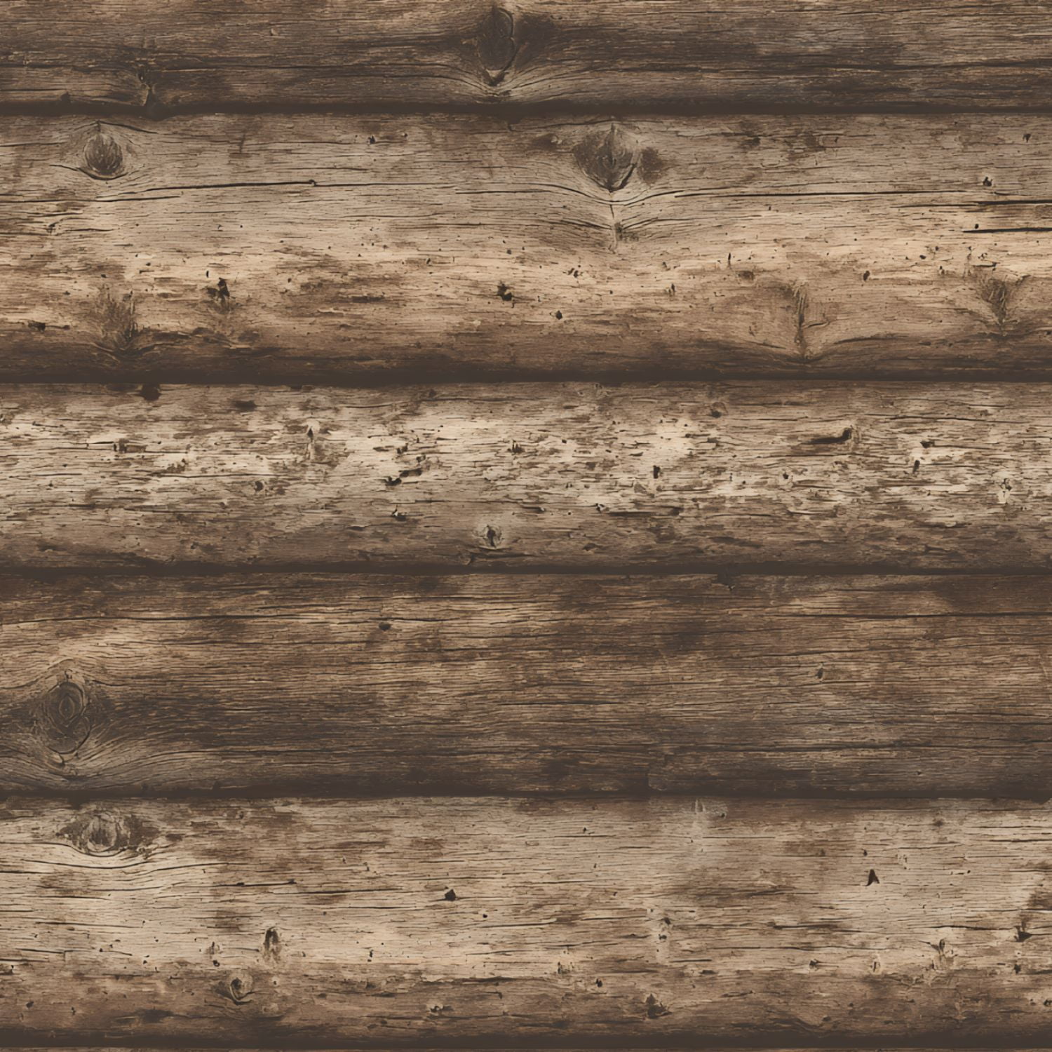 Rustic Weathered Wood Peel & Stick Wallpaper – 24"x118" Natural Wood Grain, Removable Self-Adhesive Wall Mural