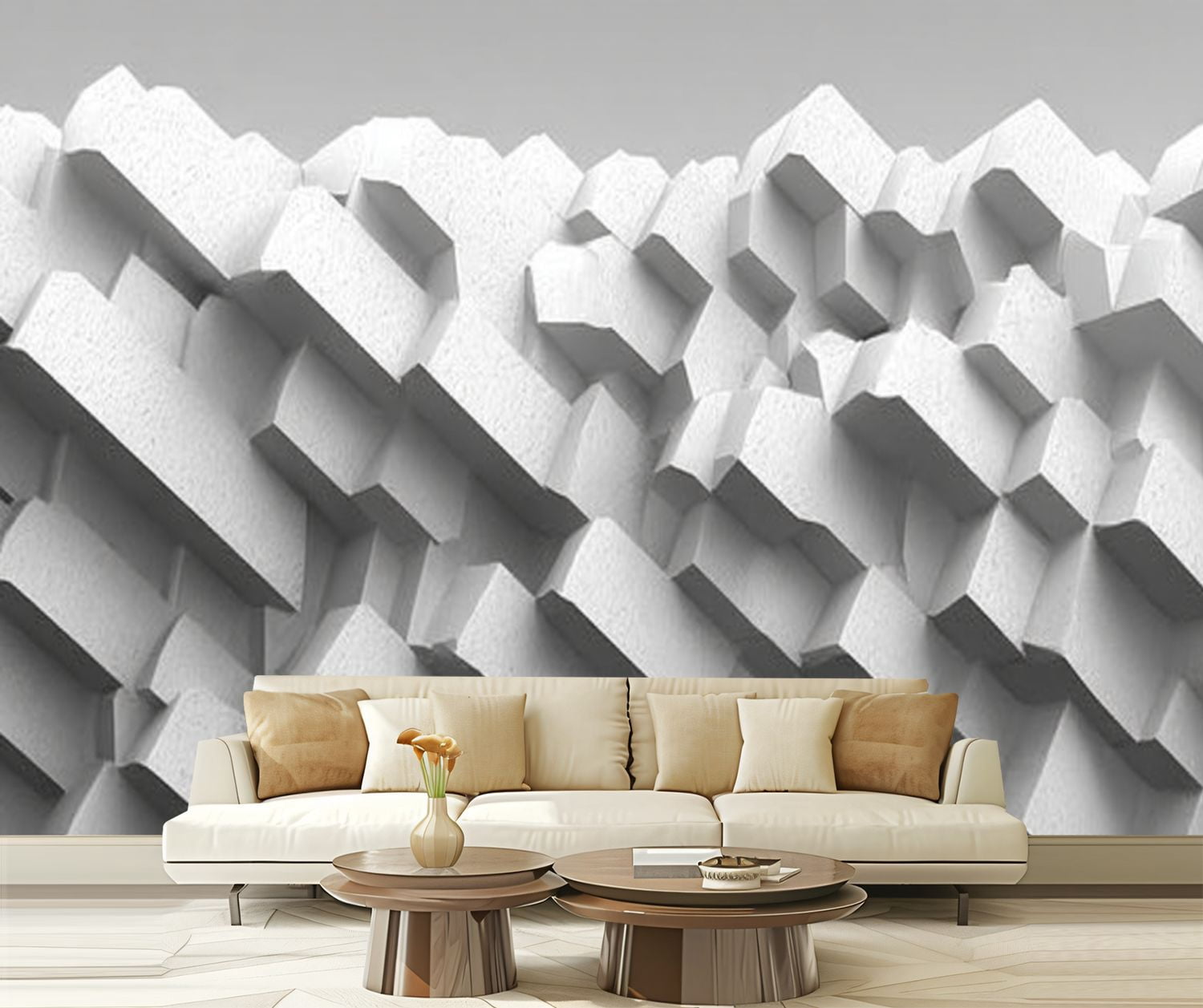 Peel and Stick Wallpaper 3D Wall Surface Board Faceted Surfaces ...