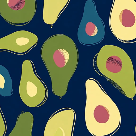 Peel and Stick Wallpaper Abstract Avocado Bold Colors Contemporary Design Wall Mural 23.6in x 9.8ft Self Adhesive Removable Wall Paper Renter Friendly Wallpaper for Bedroom Kitchen Nursery