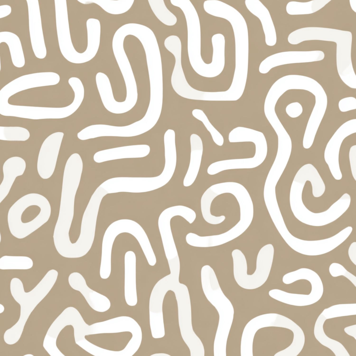 Peel and Stick Wallpaper Abstract Beige White Curvy Lines Design 24in x 118in Contact Paper Removable Self Adhesive Wall Mural Wall Decor for Bedroom Kitchen Cabinets
