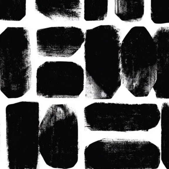 Peel and Stick Wallpaper Abstract Black Drawn Brush Stroke black white geometric 17.7in x 118in Contact Paper Removable Self Adhesive Wall Mural Wall Decor for Bedroom Kitchen Cabinets