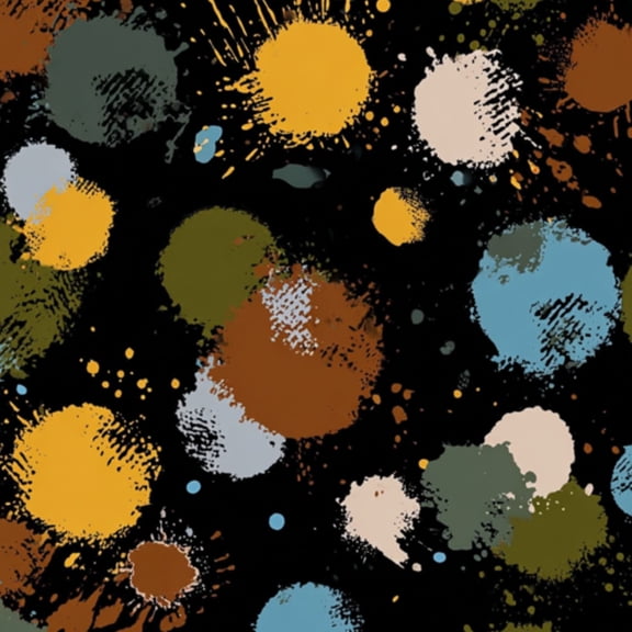 Peel and Stick Wallpaper Abstract Colorful Paint Splatter Black Wall Mural 17.7in x 9.8ft Self Adhesive Removable Wall Paper Renter Friendly Wallpaper for Nursery Boys Bedroom Cabinets