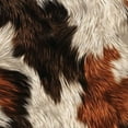 thumbnail image 1 of Peel and Stick Wallpaper Abstract Cowhide Swirls Brown White Black Fur Texture Wall Mural 23.6in x 9.8ft Self Adhesive Removable Wall Paper Renter Friendly Wallpaper for Nursery Bedroom Cabinets, 1 of 8
