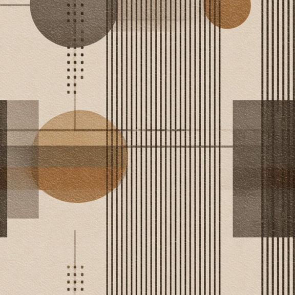 Peel and Stick Wallpaper Abstract Geometric Circles Earthy Neutral Wall Mural 17.7in x 9.8ft Self Adhesive Removable Wall Paper Renter Friendly Wallpaper for Girls Women Bedroom Livingroom