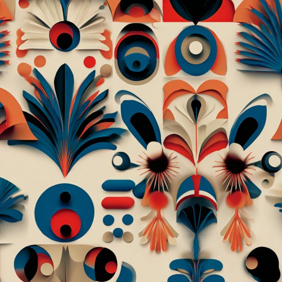 Peel and Stick Wallpaper Abstract Geometric Floral Symmetrical Paper Cut Shapes Wall Mural 23.6in x 9.8ft Self Adhesive Removable Wall Paper Renter Friendly Wallpaper for Nursery Bedroom Cabinets