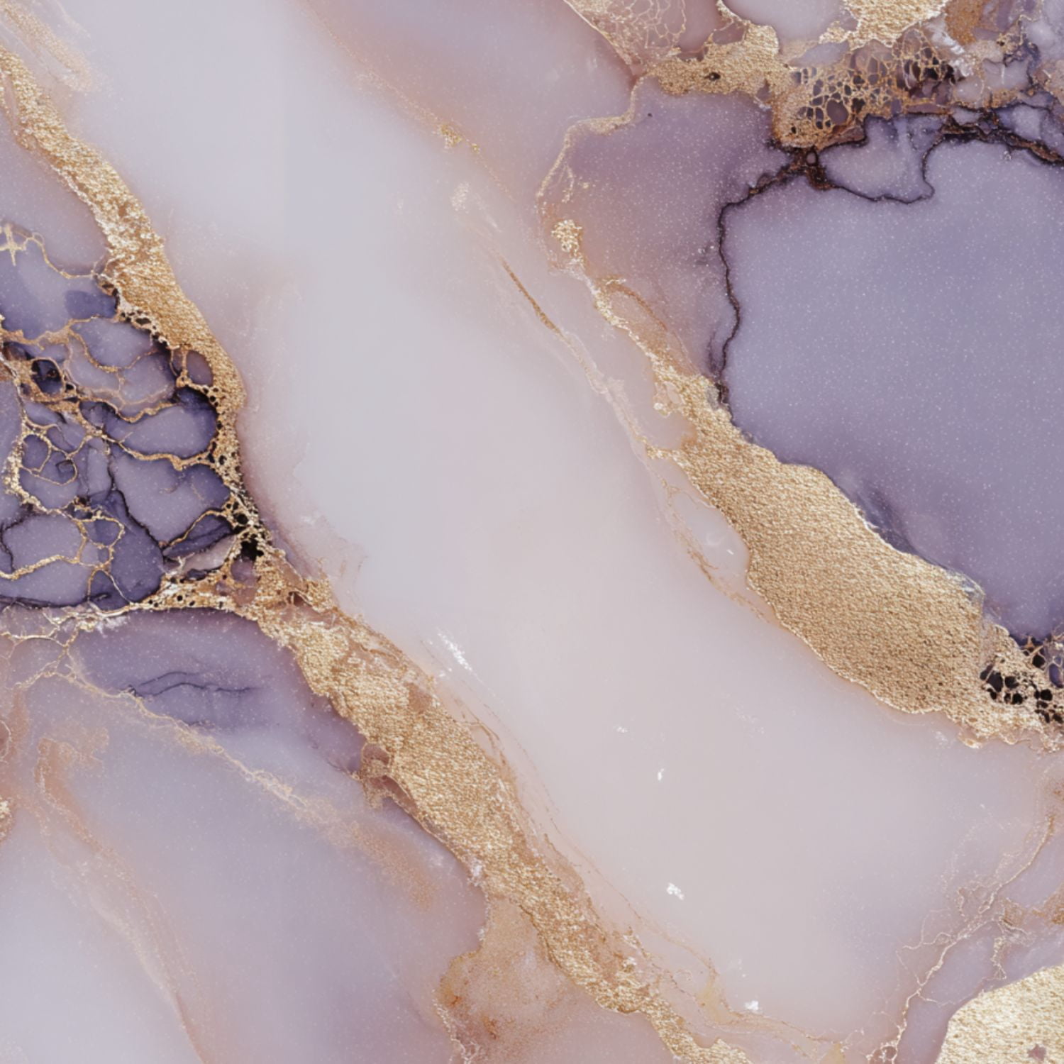 Peel and Stick Wallpaper Abstract Purple Gold Marble Fluid Swirls Wall Mural 23.6in x 9.8ft Self Adhesive Removable Wall Paper Renter Friendly Wallpaper for Nursery Bedroom Cabinets
