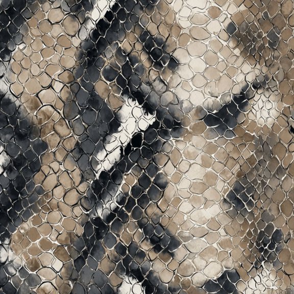 Peel and Stick Wallpaper Abstract Snake Skin Black Beige White Texture Wall Mural 17.7in x 9.8ft Self Adhesive Removable Wall Paper Renter Friendly Wallpaper for Bedroom Nursery Living Room