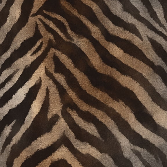 Peel and Stick Wallpaper Abstract Tiger Stripes Watercolor Brown Black Tones Wall Mural 23.6in x 9.8ft Self Adhesive Removable Wall Paper Renter Friendly Wallpaper for Nursery Bedroom Cabinets