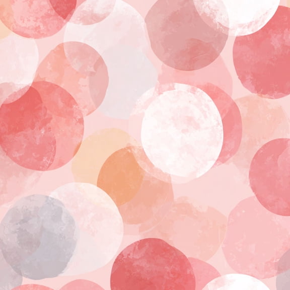 Peel and Stick Wallpaper Abstract Watercolor Circles Soft Red Pink Tones Wall Mural 17.7in x 9.8ft Self Adhesive Removable Wall Paper Renter Friendly Wallpaper for Bedroom Kitchen Bathroom