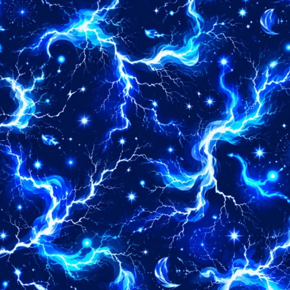 Peel and Stick Wallpaper Abstract blue electric thunderstorm light dynamic blue abstract 24"x118" Contact Paper Removable Self Adhesive Waterproof Wall Decor for Bedroom Kitchen Cabinets