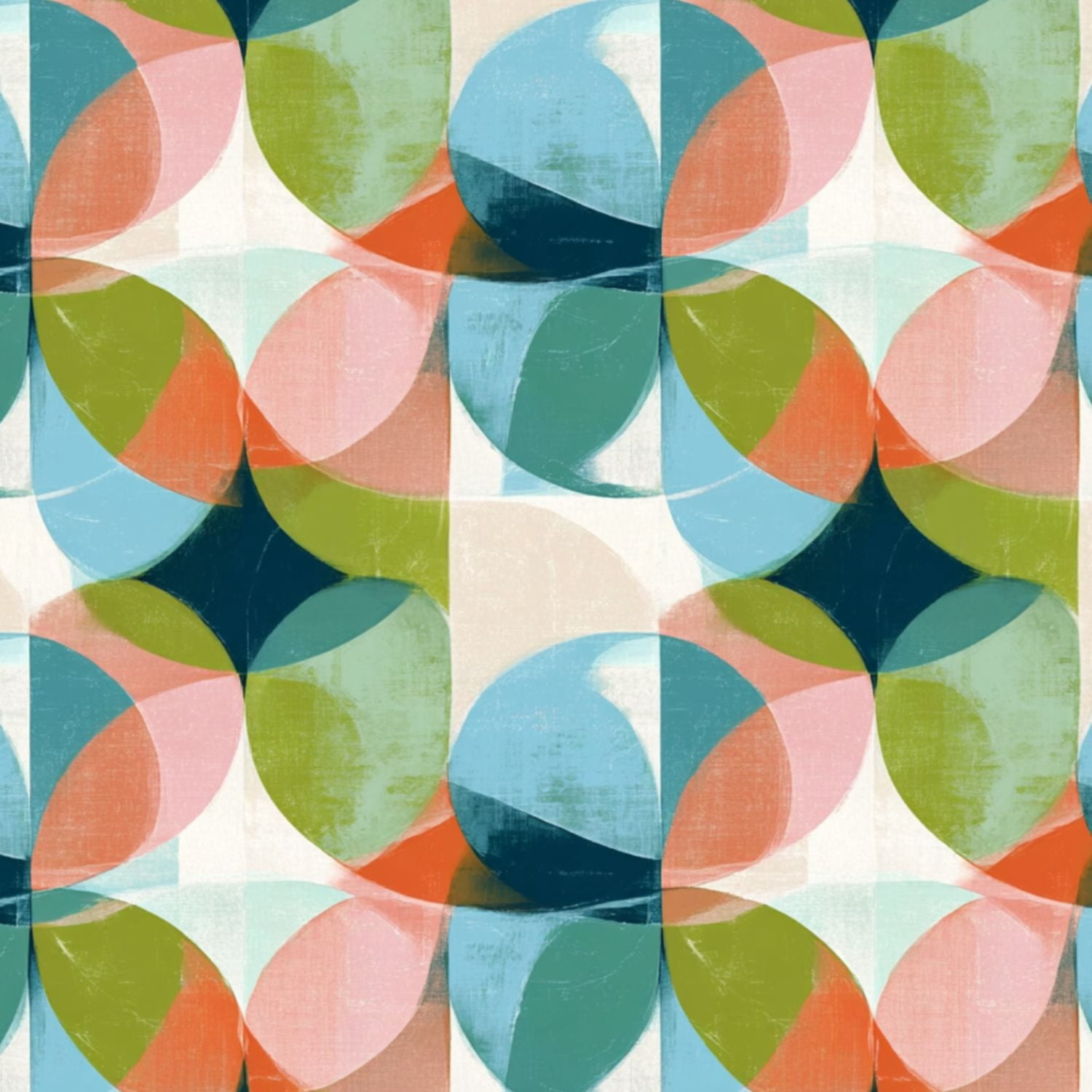 Peel and Stick Wallpaper Abstract geometric seamless mid century modern ...