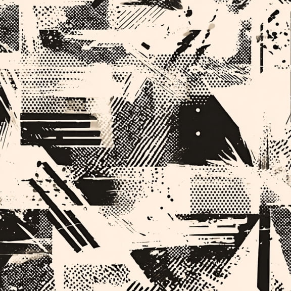 Peel and Stick Wallpaper Abstract monochrome grunge seamless Black white graffiti texture 24in x 118in Contact Paper Removable Self Adhesive Wall Mural Wall Decor for Bedroom Kitchen Cabinets