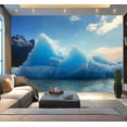 thumbnail image 1 of Peel and Stick Wallpaper Argentina Glaciers national park Icebergs Spegazzini glacier Modern Art Wall Mural Decor Self Adhesive and Removable 100in x 144in, 1 of 8