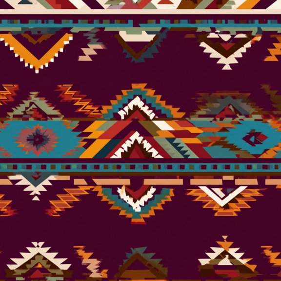 Peel and Stick Wallpaper Aztec Navajo geometric Native American southwest Wall Mural 23.6in x 9.8ft Self Adhesive Removable Wall Paper Renter Friendly Wallpaper for Nursery Bedroom Cabinets