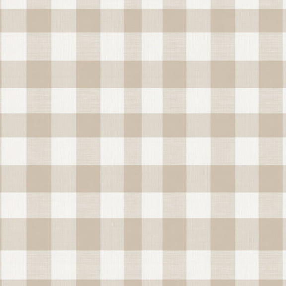 Peel and Stick Wallpaper Beige White Checkered Subtle Texture Wall Mural 17.7in x 9.8ft Self Adhesive Removable Wall Paper Renter Friendly Wallpaper for Nursery Bedroom Cabinets