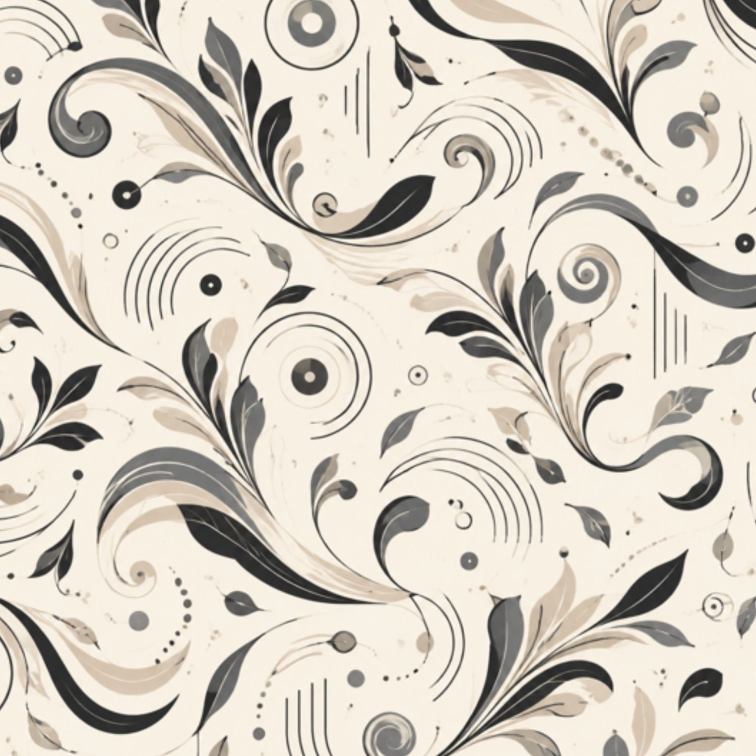 Peel and Stick Wallpaper Black White Musical Notes Treble Clef Abstract ...