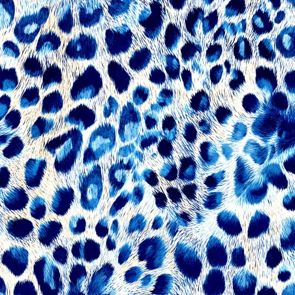 Peel and Stick Wallpaper Blue Leopard Print Abstract Spots Textured Design 24in x 118in Contact Paper Removable Self Adhesive Wall Mural Wall Decor for Bedroom Kitchen Cabinets