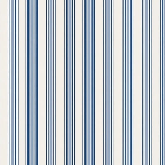 Peel and Stick Wallpaper Blue White Vertical Striped Minimalist Classic Wall Mural 17.7in x 9.8ft Self Adhesive Removable Wall Paper Renter Friendly Wallpaper for Bedroom Studio Lake House