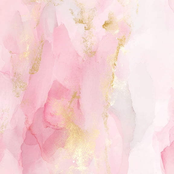Peel and Stick Wallpaper Blush pink watercolor fluid painting design Dusty rose golden marble 24in x 118in Contact Paper Removable Self Adhesive Wall Mural Wall Decor for Bedroom Kitchen Cabinets