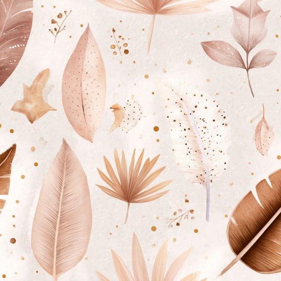 Peel and Stick Wallpaper Boho Banana Leaf Bird Modern Leaves Floral Tropical Plants Feathers 17.7in x 118in Contact Paper Removable Self Adhesive Wall Mural Wall Decor for Bedroom Kitchen Cabinets