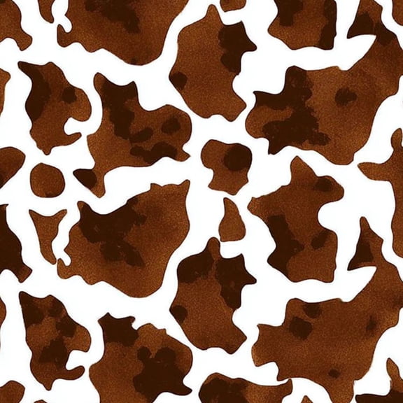 Peel and Stick Wallpaper Brown White Cow Print Seamless Animal Skin Design Wall Mural 17.7in x 9.8ft Self Adhesive Removable Wall Paper Renter Friendly Wallpaper for Nursery Bedroom Cabinets