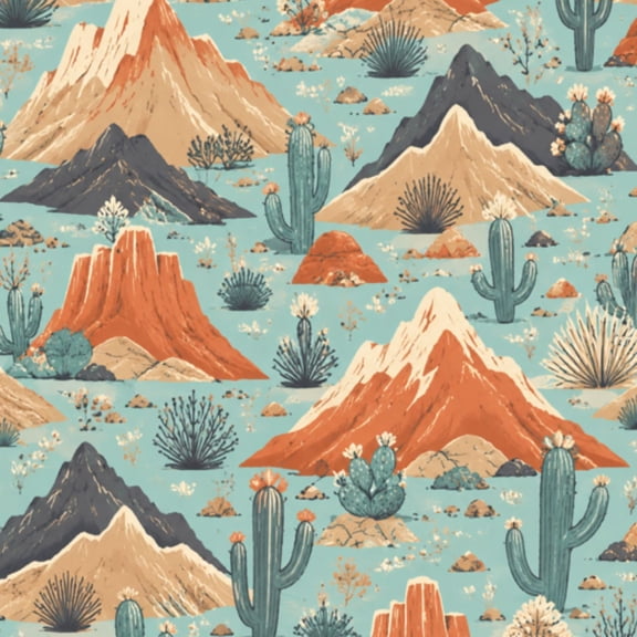 Peel and Stick Wallpaper Cactus String Picture Arizona Desert Landscape Boho Western Wall Mural 23.6in x 9.8ft Self Adhesive Removable Wall Paper Renter Friendly Wallpaper for Bedroom Cabinets