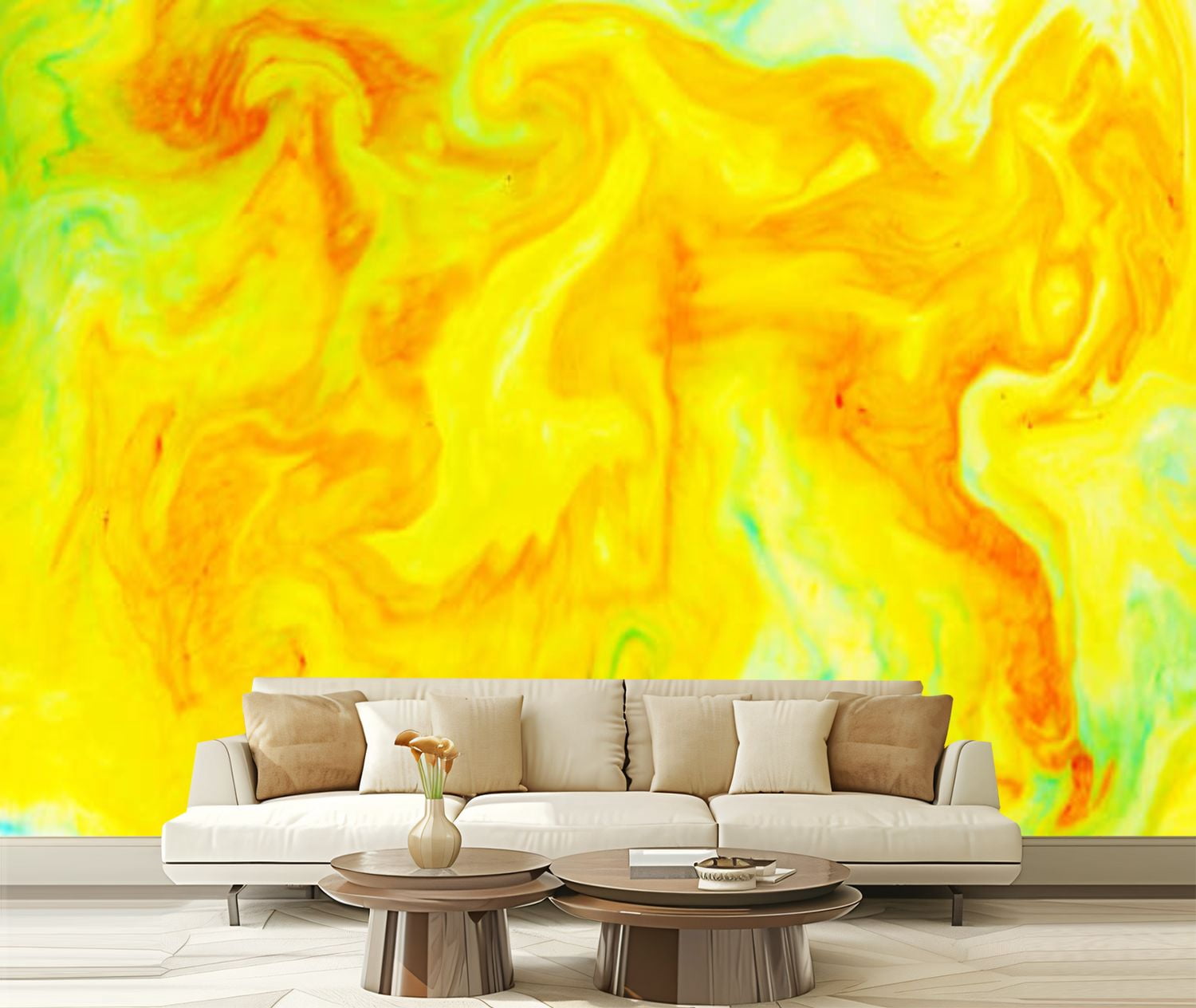 Peel and Stick Wallpaper Canvas Abstract Fluid art texture Abstract ...