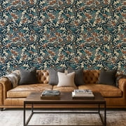 Peel and Stick Wallpaper Canvas Contact Paper SEAMLESS GRUNGE DISTRESSED HAND PAINTED BUTTERFLY ANIMAL PRINT WINGS Self Adhesive and Removable 17in x 118in